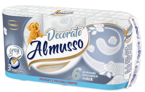 AGD Almusso - Kpl.6szt.pap.DECORATO - biały 3w 22m 0303/6/216 AGD Almusso - Kpl.6szt.pap.DECORATO - biały 3w 22m 0303/6/216
