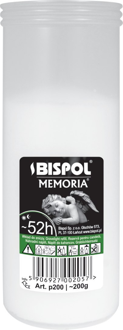 AGD BISPOL Wkład paraf.P200 52H MEMORIA/20 2057 AGD BISPOL Wkład paraf.P200 52H MEMORIA/20 2057