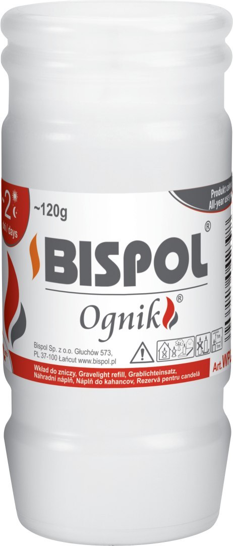 AGD BISPOL Wkład paraf.zalewany WP2N 48H OGNIK/30 2398 AGD BISPOL Wkład paraf.zalewany WP2N 48H OGNIK/30 2398