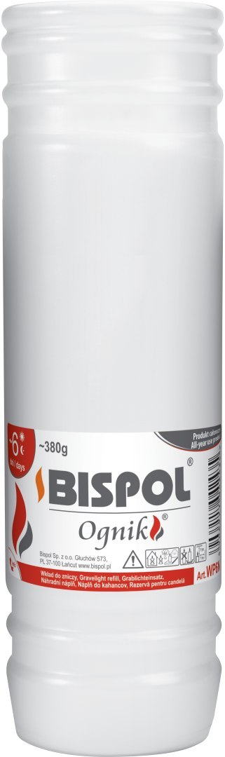 AGD BISPOL Wkład paraf.zalewany WP6N 144H OGNIK/18 2435 AGD BISPOL Wkład paraf.zalewany WP6N 144H OGNIK/18 2435