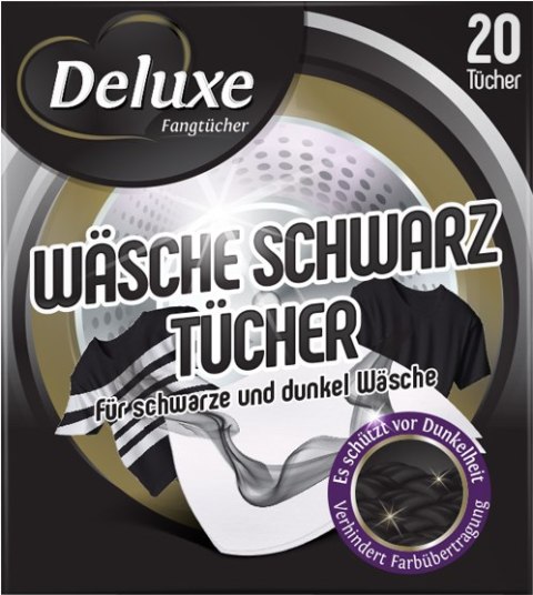 Deluxe chusteczki chroniące czerń 20szt /9/36 270 Deluxe chusteczki chroniące czerń 20szt /9/36 270