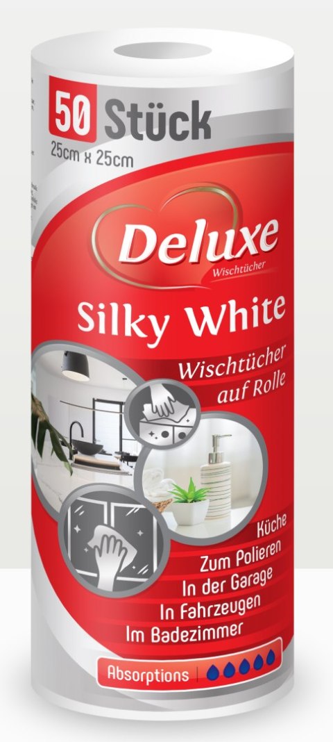 Deluxe ścierka Silky White w rolce 50szt (24) 249 Deluxe ścierka Silky White w rolce 50szt (24) 249