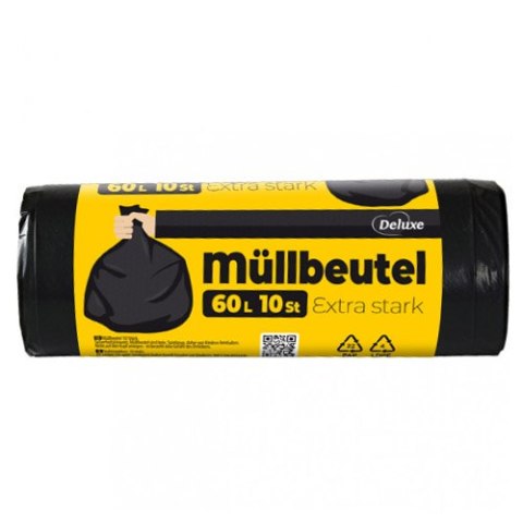 Deluxe worki 60L/10 Mullbeute LDPE (50) 065 Deluxe worki 60L/10 Mullbeute LDPE (50) 065