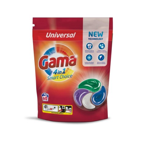 Gama kapsułki 60szt/1320g 4w1 smart Universal/8435495836728 Gama kapsułki 60szt/1320g 4w1 smart Universal/8435495836728