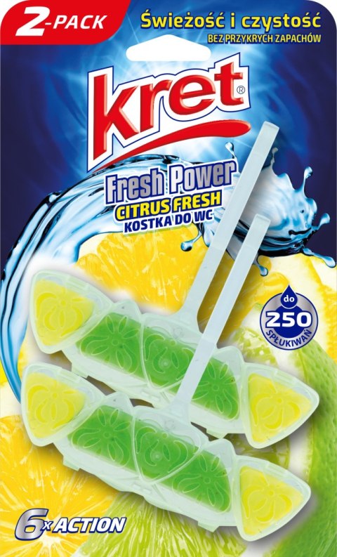 KRET Kos. WC 2x40g Cirtus Fresh/10 215 KRET Kos. WC 2x40g Cirtus Fresh/10 215