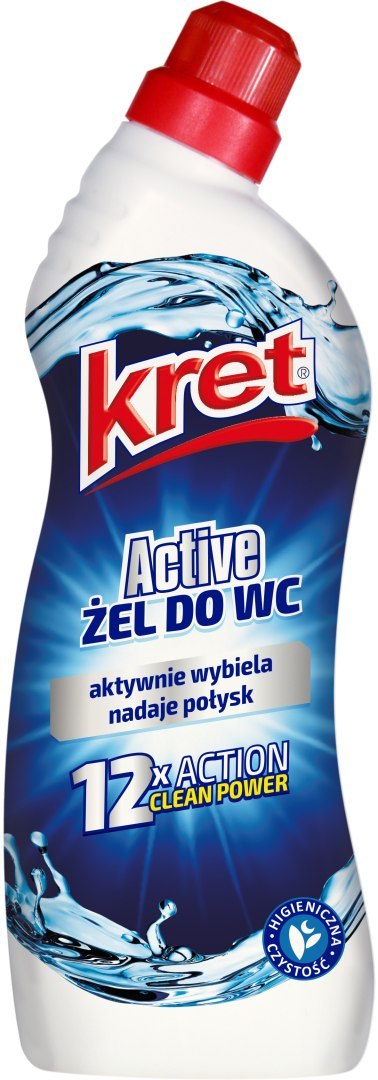 KRET Żel WC 750g Active /12 159 KRET Żel WC 750g Active /12 159