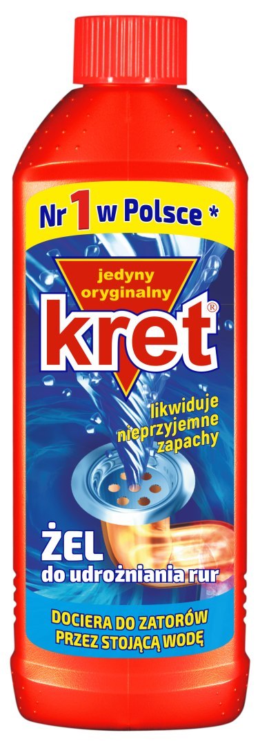 KRET Żel do udr. rur 500g /12 152 KRET Żel do udr. rur 500g /12 152