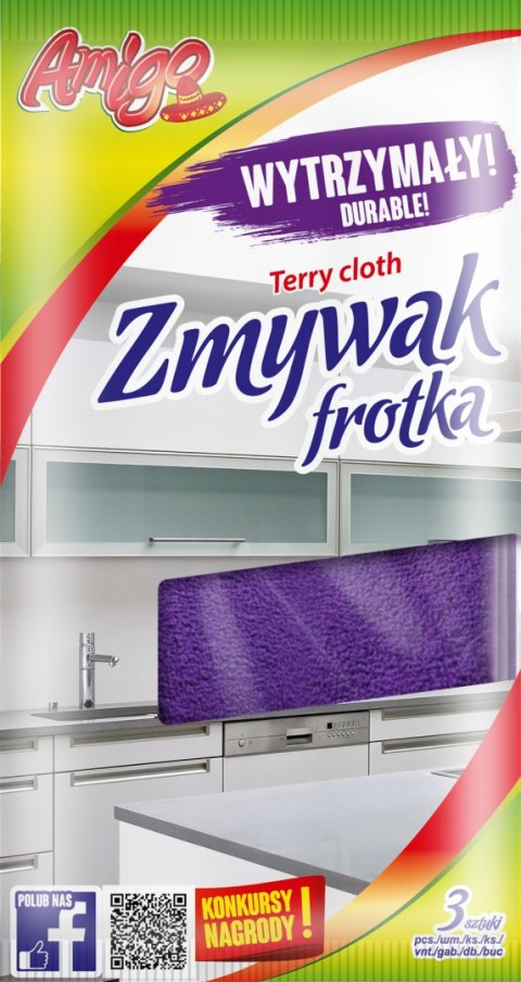 AGD AMIGO 2788 Zmywak FROTKA 3 szt./20 5289 AGD AMIGO 2788 Zmywak FROTKA 3 szt./20 5289