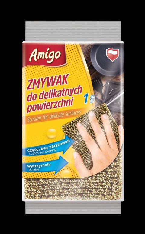 AGD AMIGO 9222 Zmywak do delikatnych powierz.metal.złoty/24 7520 AGD AMIGO 9222 Zmywak do delikatnych powierz.metal.złoty/24 7520
