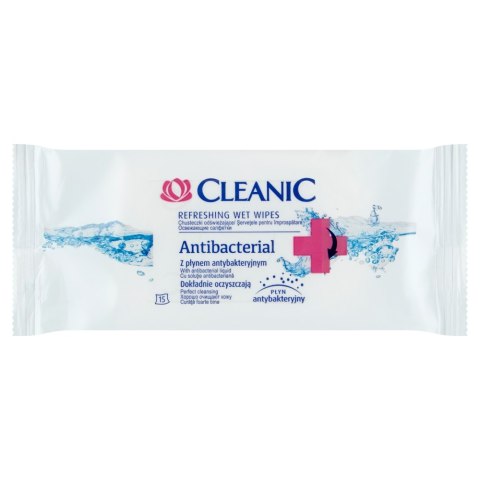 AGD Chusteczki odśwież. CLEANIC antybakt. 15 szt./24 9153 10323182 07,05,2026r.