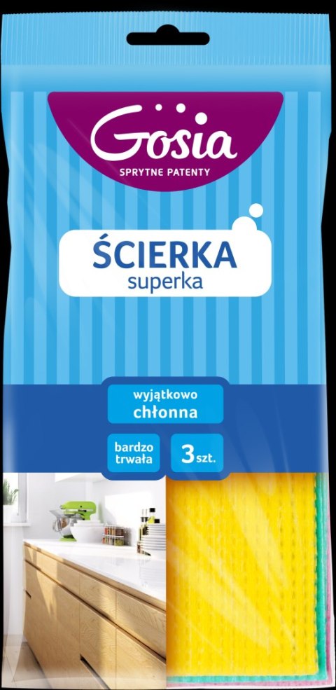 AGD GOSIA 0274 Ścierka kuch.superka a3szt. /20 7858 AGD GOSIA 0274 Ścierka kuch.superka a3szt. /20 7858