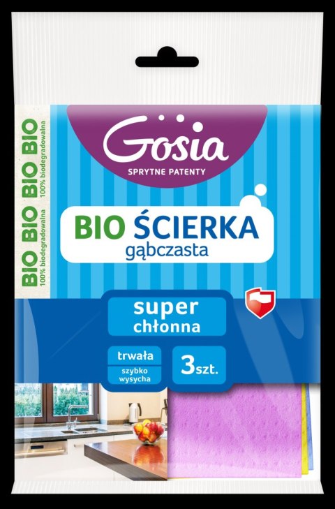 AGD GOSIA 0328 Ścierka gąbczasta a 3szt. /28 7981 AGD GOSIA 0328 Ścierka gąbczasta a 3szt. /28 7981