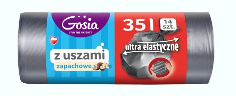 AGD GOSIA 1610 Worki na śm.35l.14szt.z uszmi srebrne elastycz./20 8661 AGD GOSIA 1610 Worki na śm.35l.14szt.z uszmi srebrne elastycz./20 8661