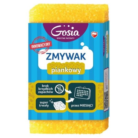 AGD GOSIA 3727 Zmywak innowac. piankowy nie pochł.zapachów ./20 8153 AGD GOSIA 3727 Zmywak innowac. piankowy nie pochł.zapachów ./20 8153