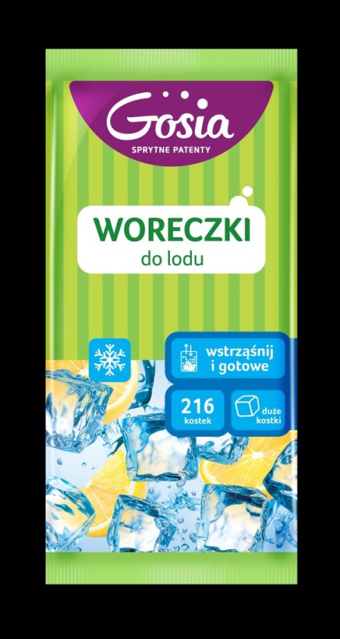 AGD GOSIA 4395 Woreczki do lodu "wstrząśnij i gotowe" duże kostki/26 AGD GOSIA 4395 Woreczki do lodu "wstrząśnij i gotowe" duże kostki/26
