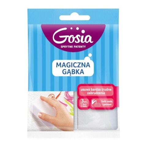 AGD GOSIA 8577 Magiczna gąbka 3szt. /12 3428 AGD GOSIA 8577 Magiczna gąbka 3szt. /12 3428