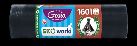 AGD GOSIA 8756 Worki na śm.160l 10szt. mocne EKO/12 8138 AGD GOSIA 8756 Worki na śm.160l 10szt. mocne EKO/12 8138