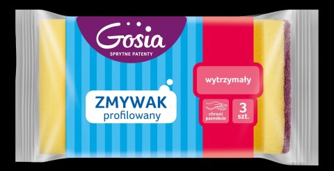 AGD GOSIA 9451 Zmywak profilow.3 szt./12 5560 8295 AGD GOSIA 9451 Zmywak profilow.3 szt./12 5560 8295