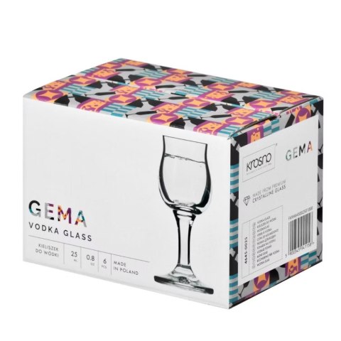 AGD Krosno - 4645 Kpl.6 kiel. do wódki GEMA 25ml AGD Krosno - 4645 Kpl.6 kiel. do wódki GEMA 25ml