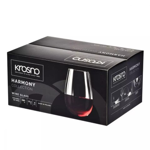 AGD Krosno - 6376 Kpl.6szkl.580ml w.czerw.-napoje HARMONY AGD Krosno - 6376 Kpl.6szkl.580ml w.czerw.-napoje HARMONY