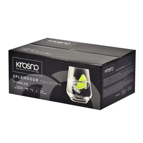 AGD Krosno - 8596 Kpl.6szkl.400ml.SPLENDOUR passion (430ml ) AGD Krosno - 8596 Kpl.6szkl.400ml.SPLENDOUR passion (430ml )