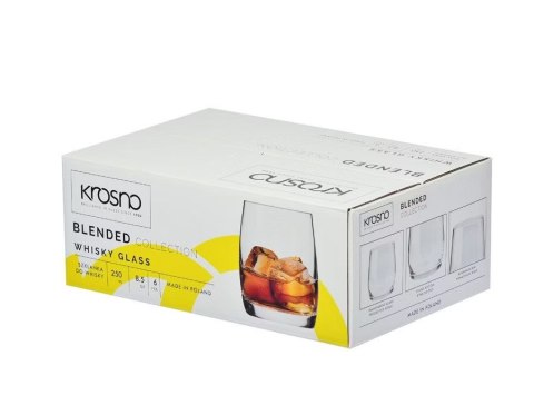 AGD Krosno - 9535 Kpl.6 szkl.250 whisky BLENDED (prima) AGD Krosno - 9535 Kpl.6 szkl.250 whisky BLENDED (prima)