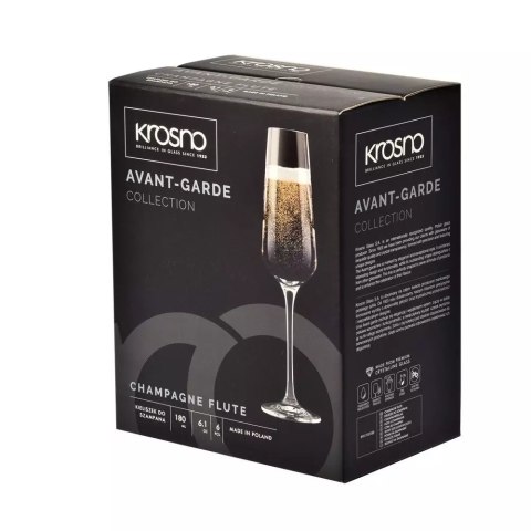 AGD Krosno - 9917 Kpl.6szt kiel.180ml.FLUTE AVANT GARDE (obsession)
