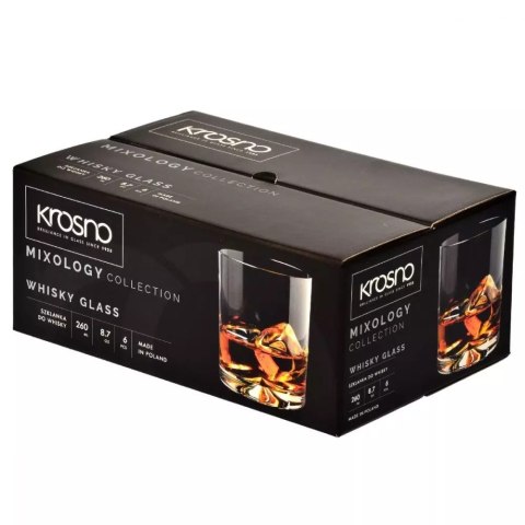 AGD Krosno - C1420 kpl.6szkl.260ml.whisky MIXOLOGY stożek AGD Krosno - C1420 kpl.6szkl.260ml.whisky MIXOLOGY stożek