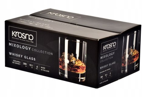 AGD Krosno - C847 Kpl.6szkl.300ml.whisky MIXOLOGY niskie AGD Krosno - C847 Kpl.6szkl.300ml.whisky MIXOLOGY niskie