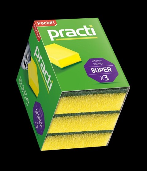 AGD Paclan 20011 Gąbka do naczyń PRACTI a3szt./40 135512