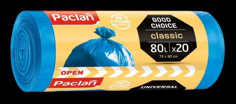 AGD Paclan 32140 Worki na śm.CLASSIC 80l a20szt nieb./42 134671 AGD Paclan 32140 Worki na śm.CLASSIC 80l a20szt nieb./42 134671