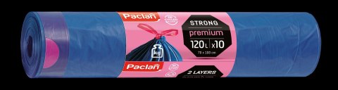 AGD Paclan 32317 Worki na śm.PREMIUM 120l a 10szt.nieb.z taśmą/15 134562 AGD Paclan 32317 Worki na śm.PREMIUM 120l a 10szt.nieb.z taśmą/15 134562