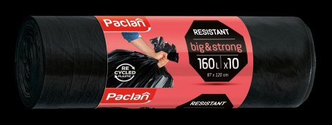 AGD Paclan 32836 Worki na śm.BIG&STRONG 160l a10szt.czar./17 134731 AGD Paclan 32836 Worki na śm.BIG&STRONG 160l a10szt.czar./17 134731