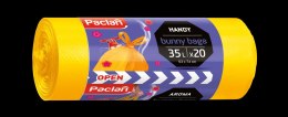 AGD Paclan 34496 Worki n/śm. BUNNY BAGS 35l a 20szt.AROMA/30 134495