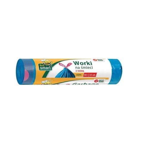 AGD Paclan 34878 Worki na śm.SMART 60l 10szt.DS z taśmą niebieskie/48 242392 AGD Paclan 34878 Worki na śm.SMART 60l 10szt.DS z taśmą niebieskie/48 242392