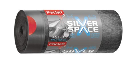 AGD Paclan 35110 worki na śm.35l 15szt SILVER SPACE /30 135100 AGD Paclan 35110 worki na śm.35l 15szt SILVER SPACE /30 135100