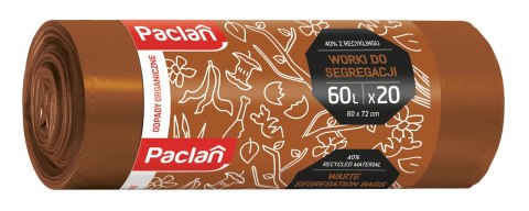 AGD Paclan 39378 Worki na śm.do segreg.60l 20szt. brązowe FT/30 139370 AGD Paclan 39378 Worki na śm.do segreg.60l 20szt. brązowe FT/30 139370