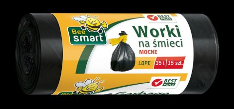 AGD Paclan 42320 Worki na śm.SMART LDPE czarne 35l 15szt. /48 242424 242324 AGD Paclan 42320 Worki na śm.SMART LDPE czarne 35l 15szt. /48 242424 242324