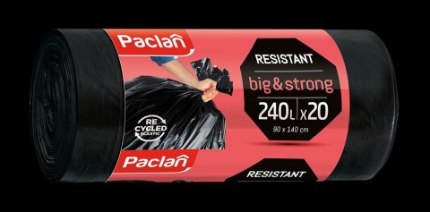 AGD Paclan 58365 Worki na śm.BIG STRONG 240l a20szt./6 134763 AGD Paclan 58365 Worki na śm.BIG STRONG 240l a20szt./6 134763