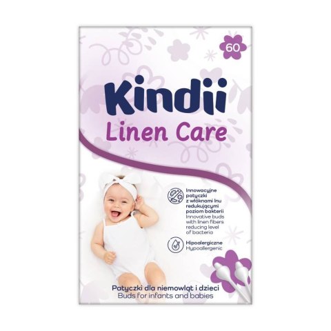 AGD Patyczki hig. dla dzieci KINDII linen care 60szt./30 6029 10211601 10,04,2029 AGD Patyczki hig. dla dzieci KINDII linen care 60szt./30 6029 10211601 10,04,2029