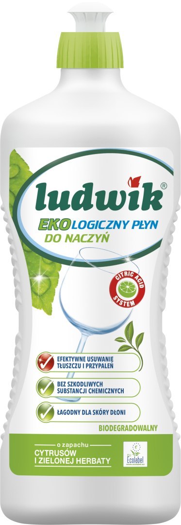 Ludwik 900ml Ekologiczny płyn do naczyń /12 Ludwik 900ml Ekologiczny płyn do naczyń /12