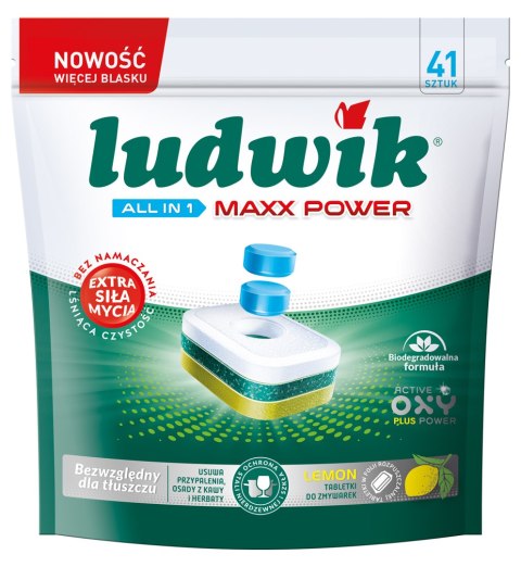 Ludwik tabletki do zmywarek lemon 41 szt/7 Ludwik tabletki do zmywarek lemon 41 szt/7