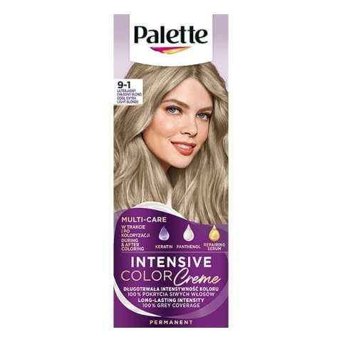 PALETTE farba 9-1 ultra jasny chłodny blond 4112 PALETTE farba 9-1 ultra jasny chłodny blond 4112