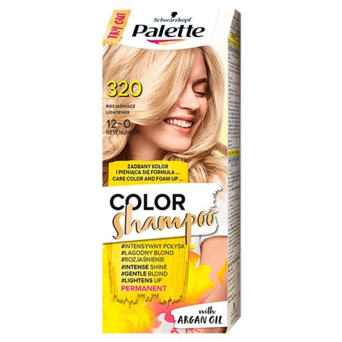 PALETTE szampon 12-0 rozjaśniacz 0658 K PALETTE szampon 12-0 rozjaśniacz 0658 K
