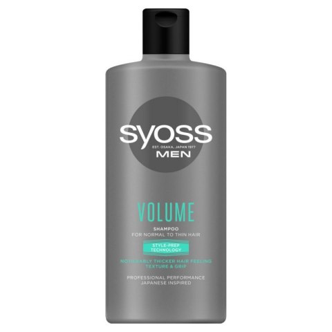 SYOSS szampon Men Volume 440ml 7456 K SYOSS szampon Men Volume 440ml 7456 K