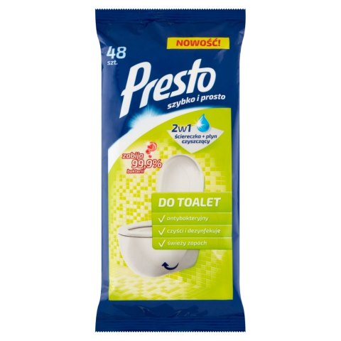 AGD PRESTO Ściereczki gosp.do toalet 48 szt./24 8902 22125161 AGD PRESTO Ściereczki gosp.do toalet 48 szt./24 8902 22125161