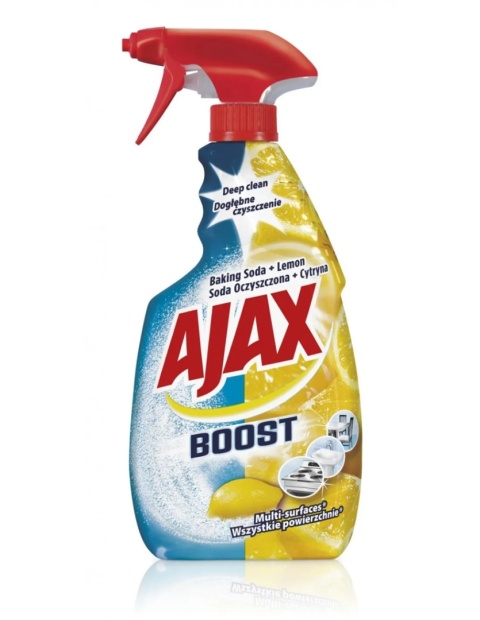AJAX BOOST Środek czyszczący uniwersalny SODA I CYTRYNA SPRAY, 500 ml