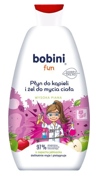 BOBINI FUN Pł.K.Ż. jabłko wys.piana 500ml /12 342