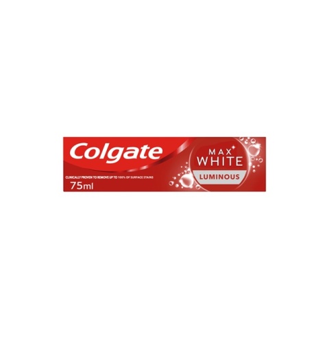 Colgate Max White Luminous Wybielająca Pasta do Zębów z Fluorkiem 75ML