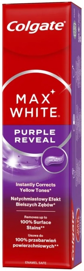 COLGATE Pasta do zębów Max White Purple Reveal 75 ml